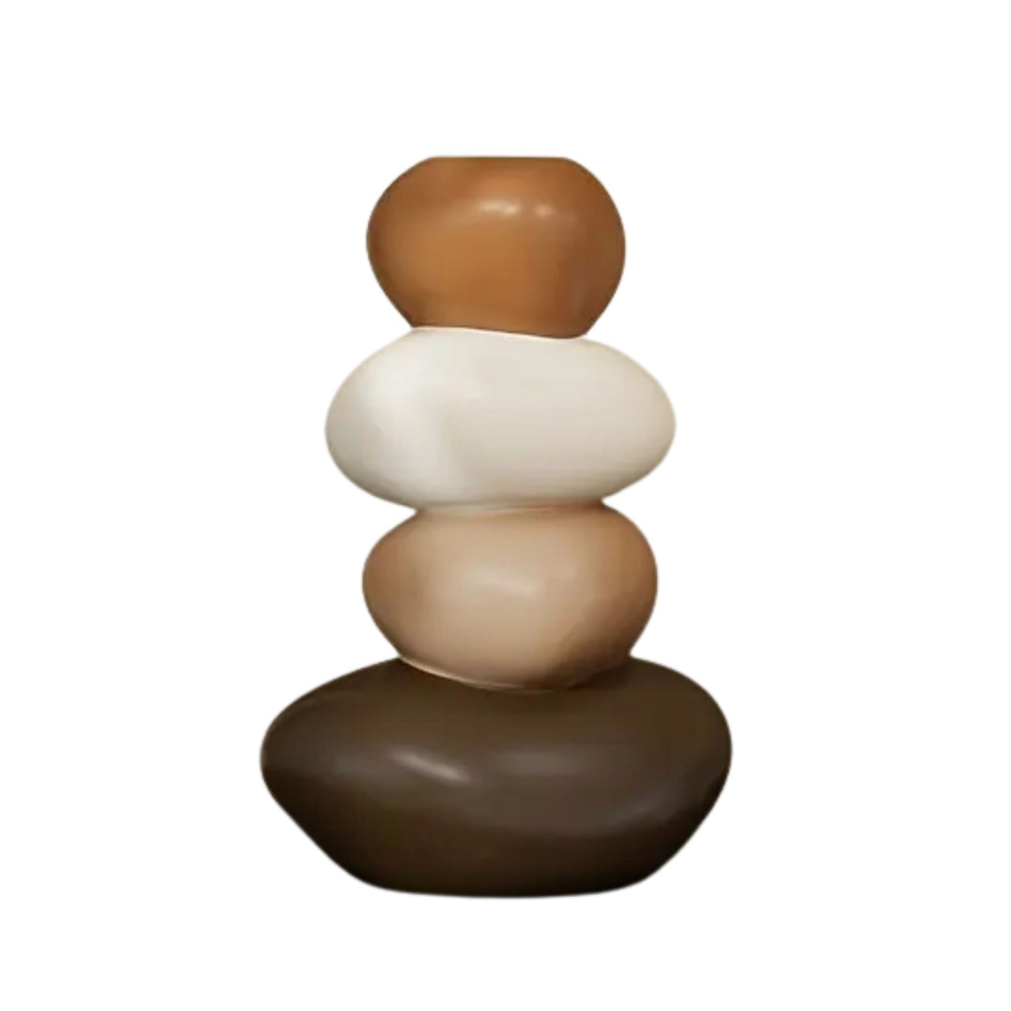 Vase in Steinoptik – Skulpturales Harzdesign