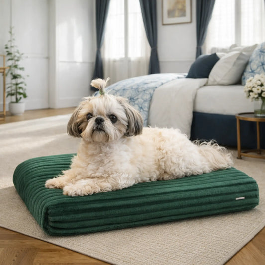 Furo Hundekissen – Flaschengrün