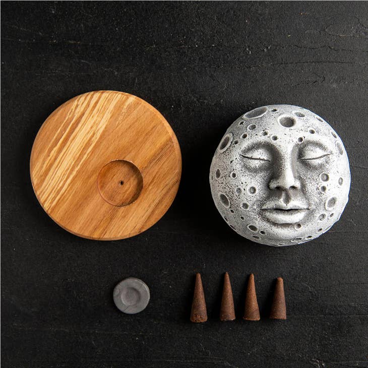 Räuchergefäß "Moon Face" Backflow - BEPANO