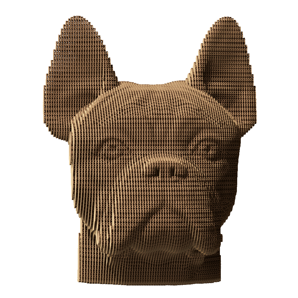 Cartonic 3D Figur - Bulldogge - BEPANO