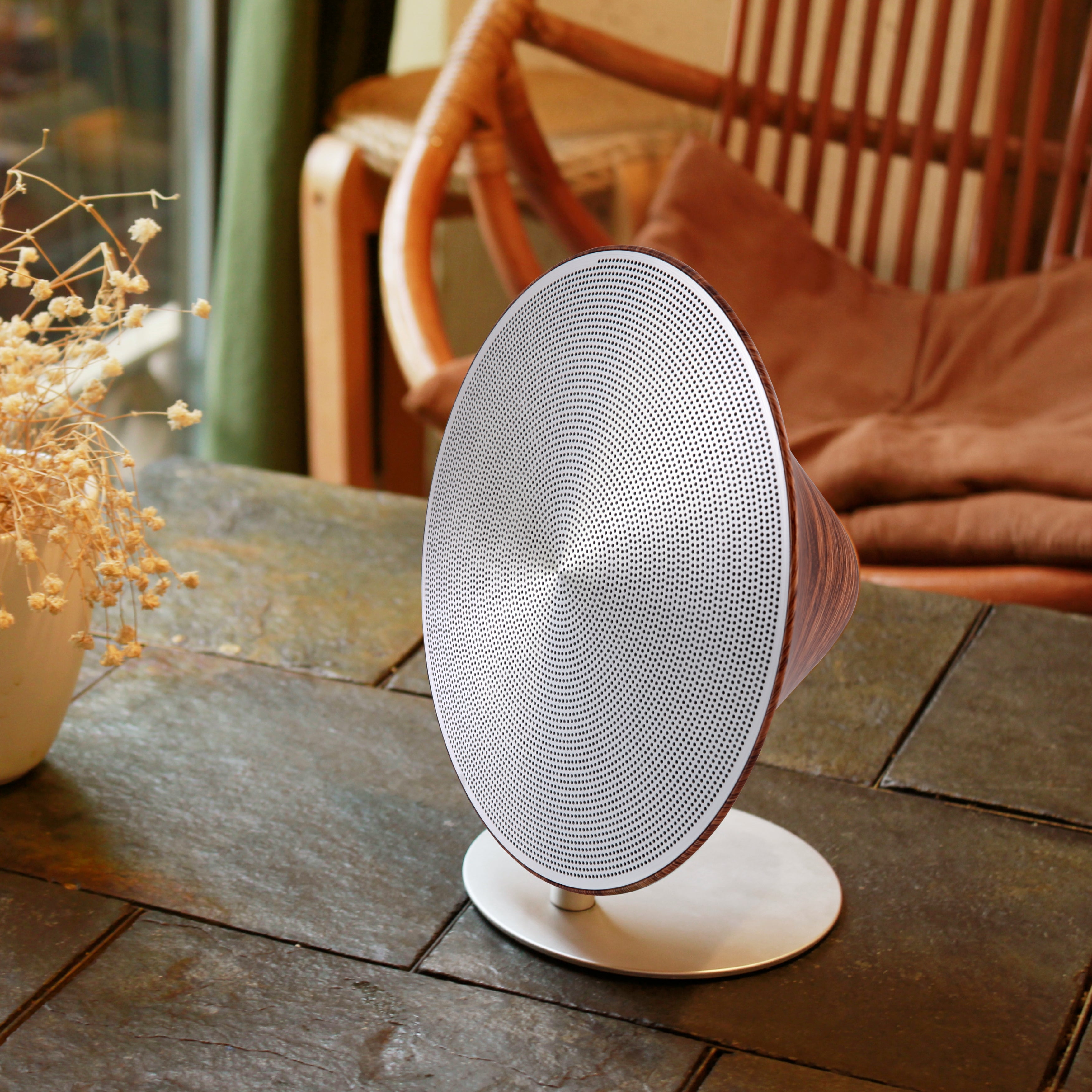 Walnuss Bluetooth Lautsprecher "Halo One" - BEPANO