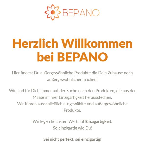 Entdecke die Vielfalt bei BEPANO: Ein Online-Shop für einzigartige Dekorationsartikel