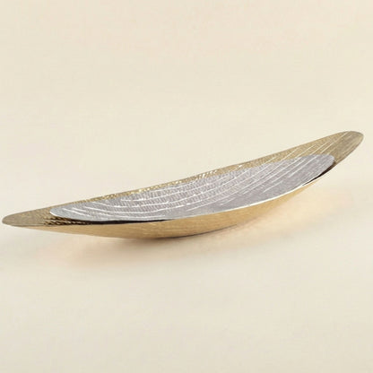 2er Set Obstschalen Gold & Silber Aluminium