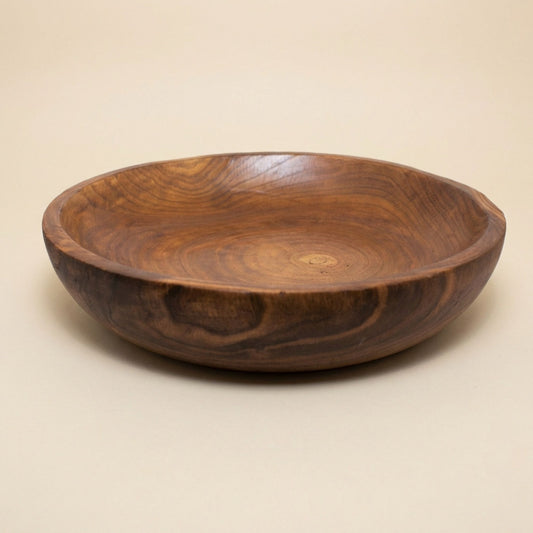 Große Holz-Dekoschale 45 cm