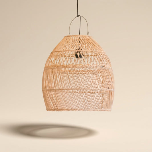 Rattan Lampenschirm Seminyak, Boho Stil