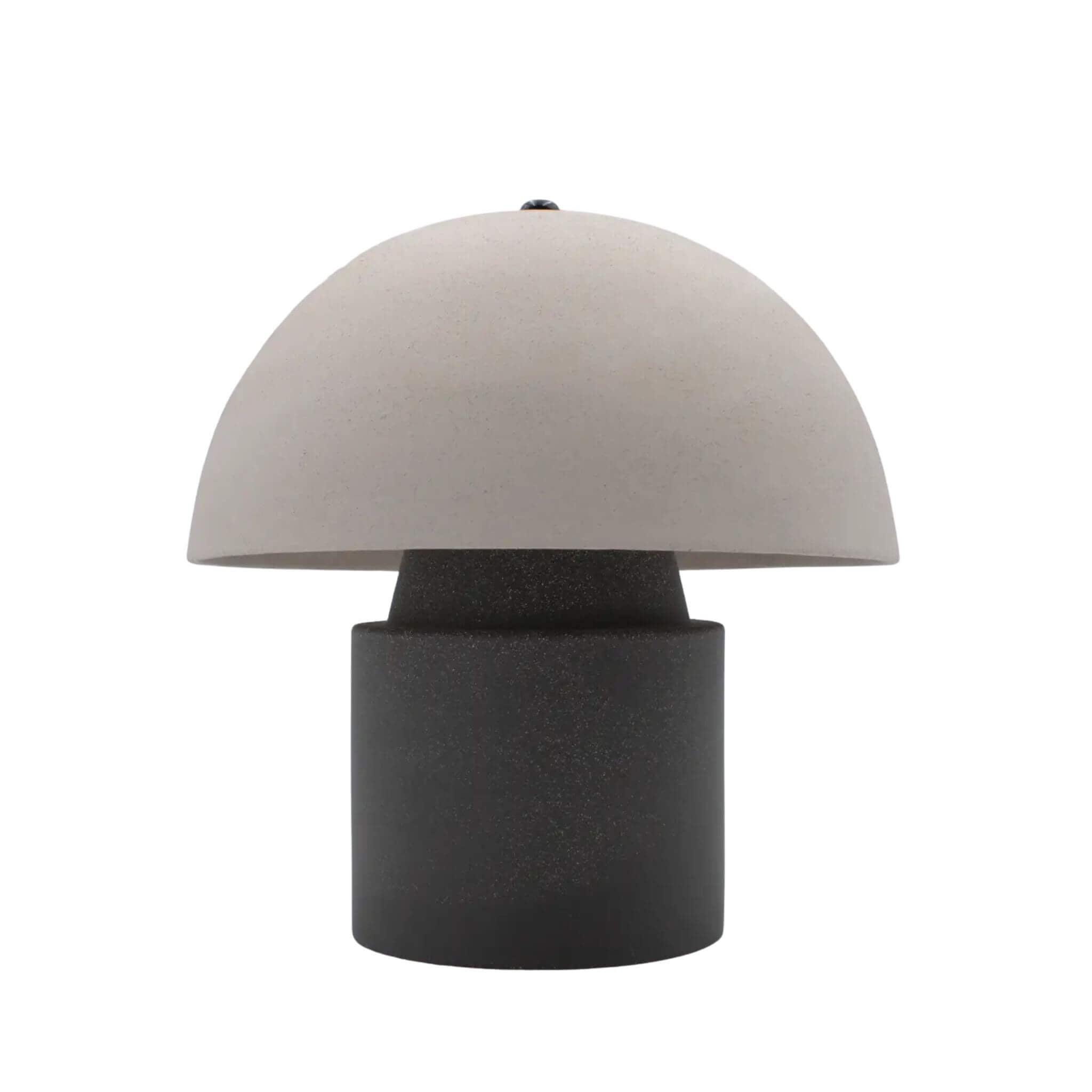 Schwarz-weiße Pilzlampe