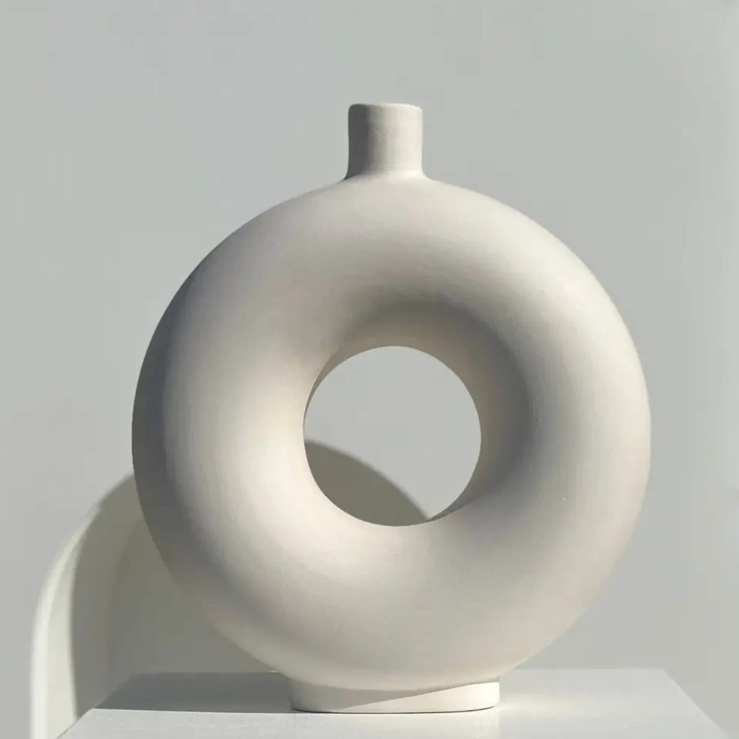 Soliflore-Vase – Radform in Cremeweiß