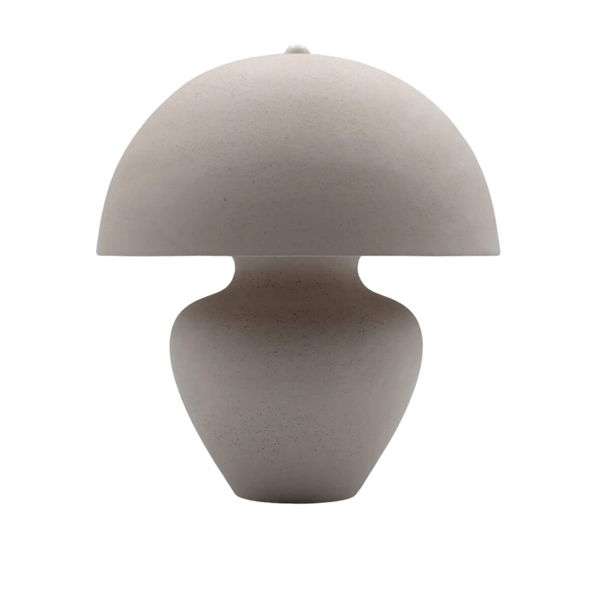 Weiße Tischlampe - Pilzlampe