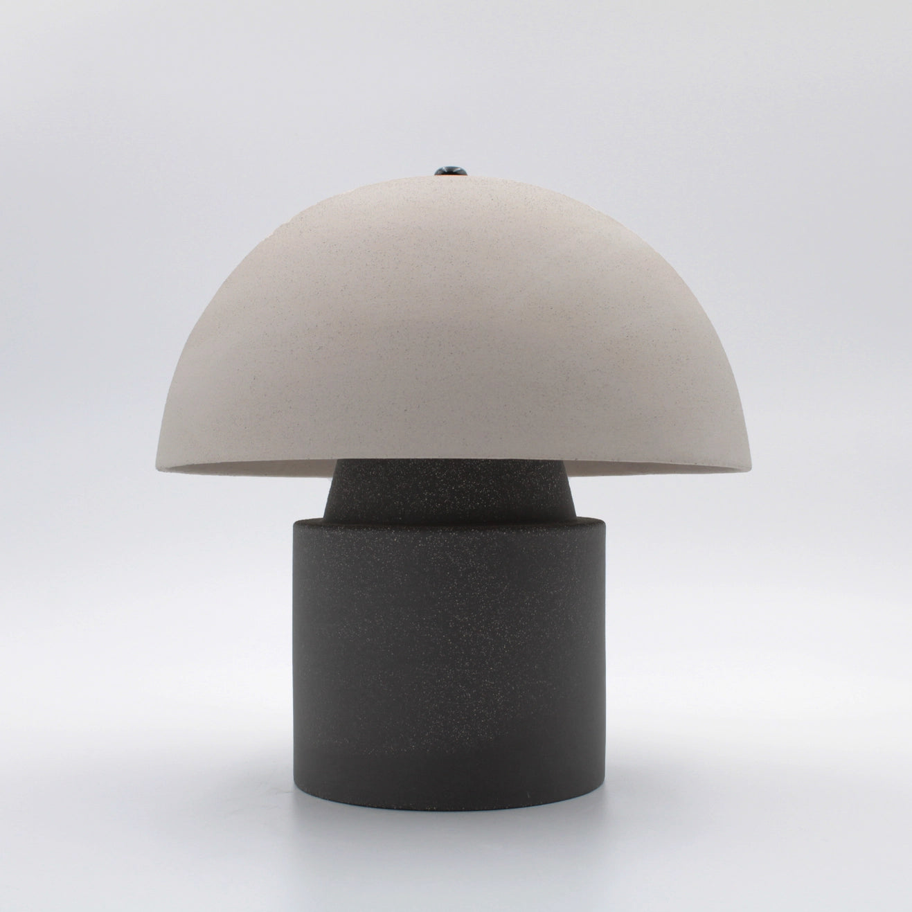 Schwarz-weiße Pilzlampe