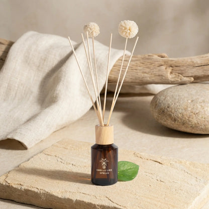 Raumparfüm Heimdallr auf Naturstein mit Duftstäbchen