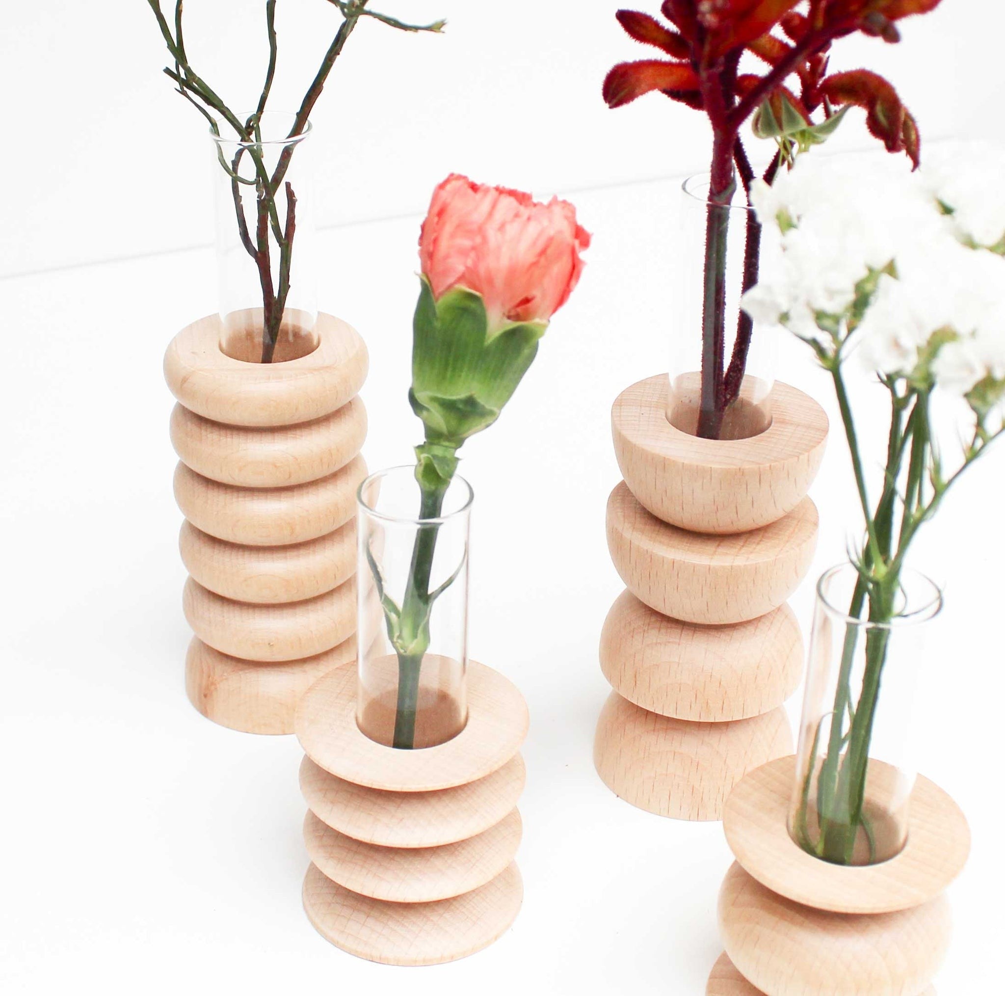 Totem Wooden Vase - Medium Nº 3