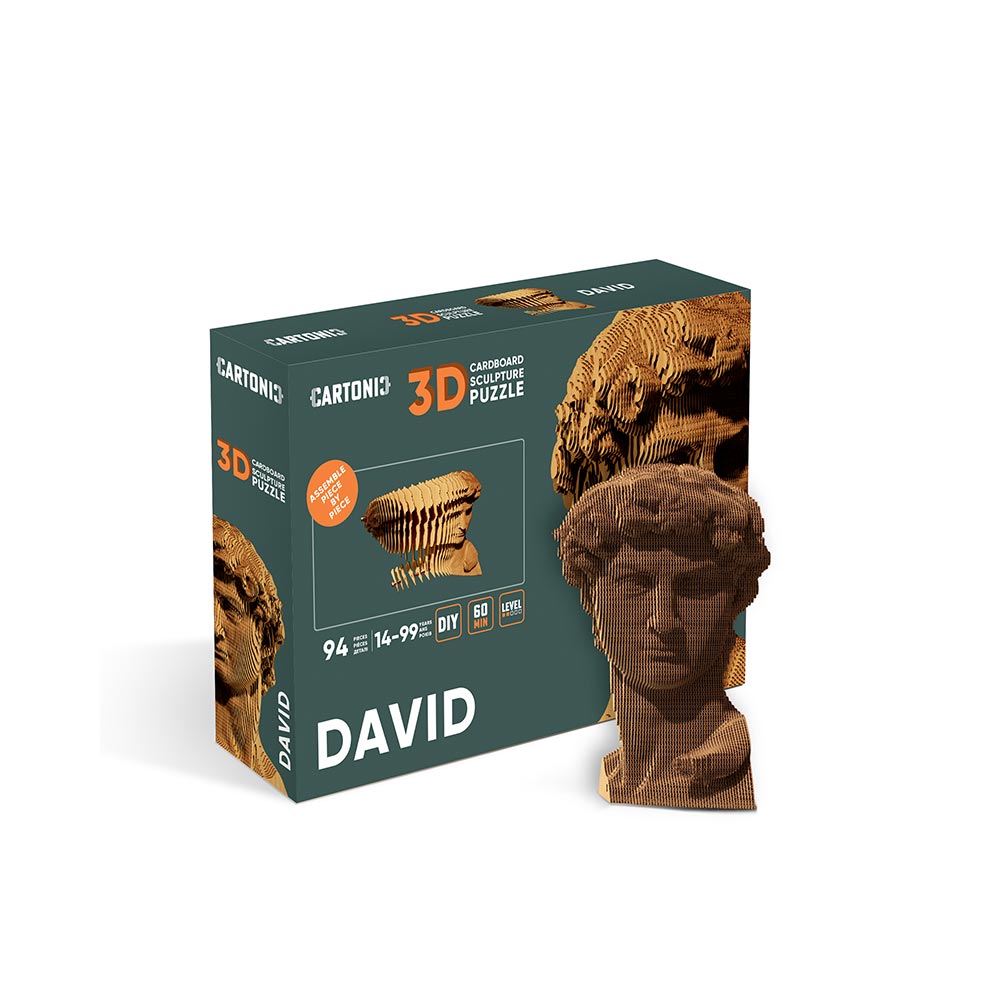 Cartonic 3D Figur - David Skulptur - BEPANO