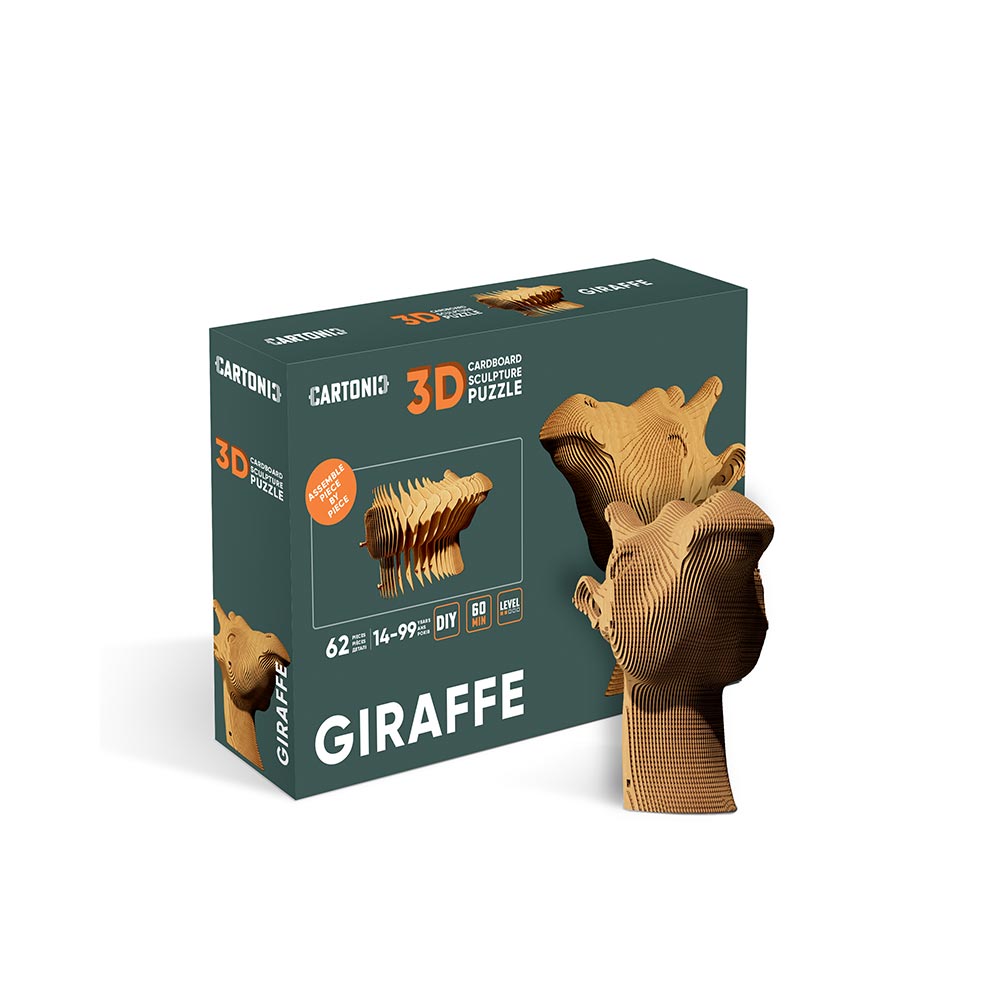 Cartonic 3D Figur - Giraffe - BEPANO