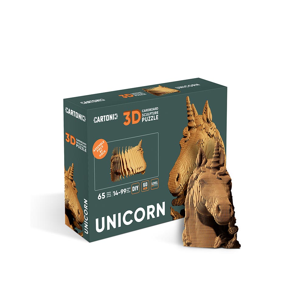 Cartonic 3D Figur - Einhorn - BEPANO